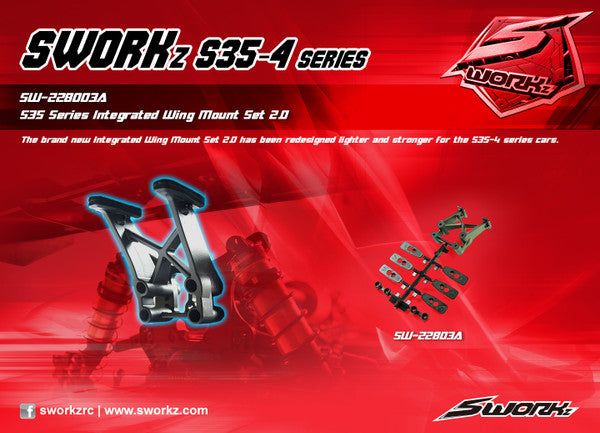 SWORKz S35 Series Integrated Wing Mount Set 2.0