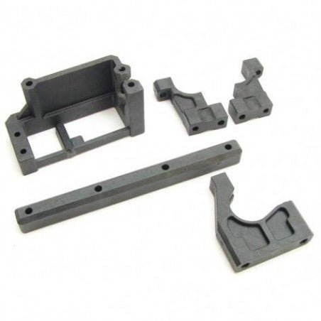 SWORKz Steering Servo Mount/Center Diff Mount Plastic Parts
