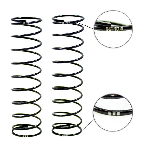 Ultimate Racing Rear Shock Springs (86MM 1.6/10.5T) (3 DOTS) (2PCS)