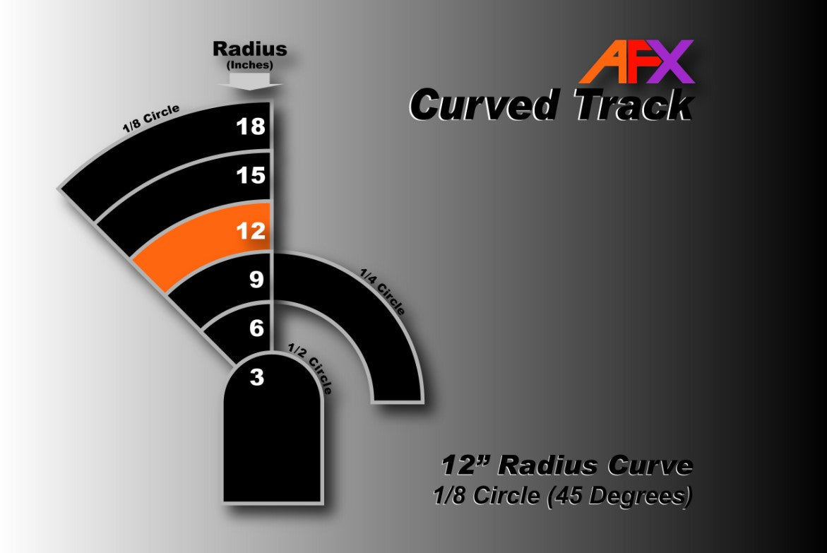 Track, Curve 12"x1/8 (2pcs)