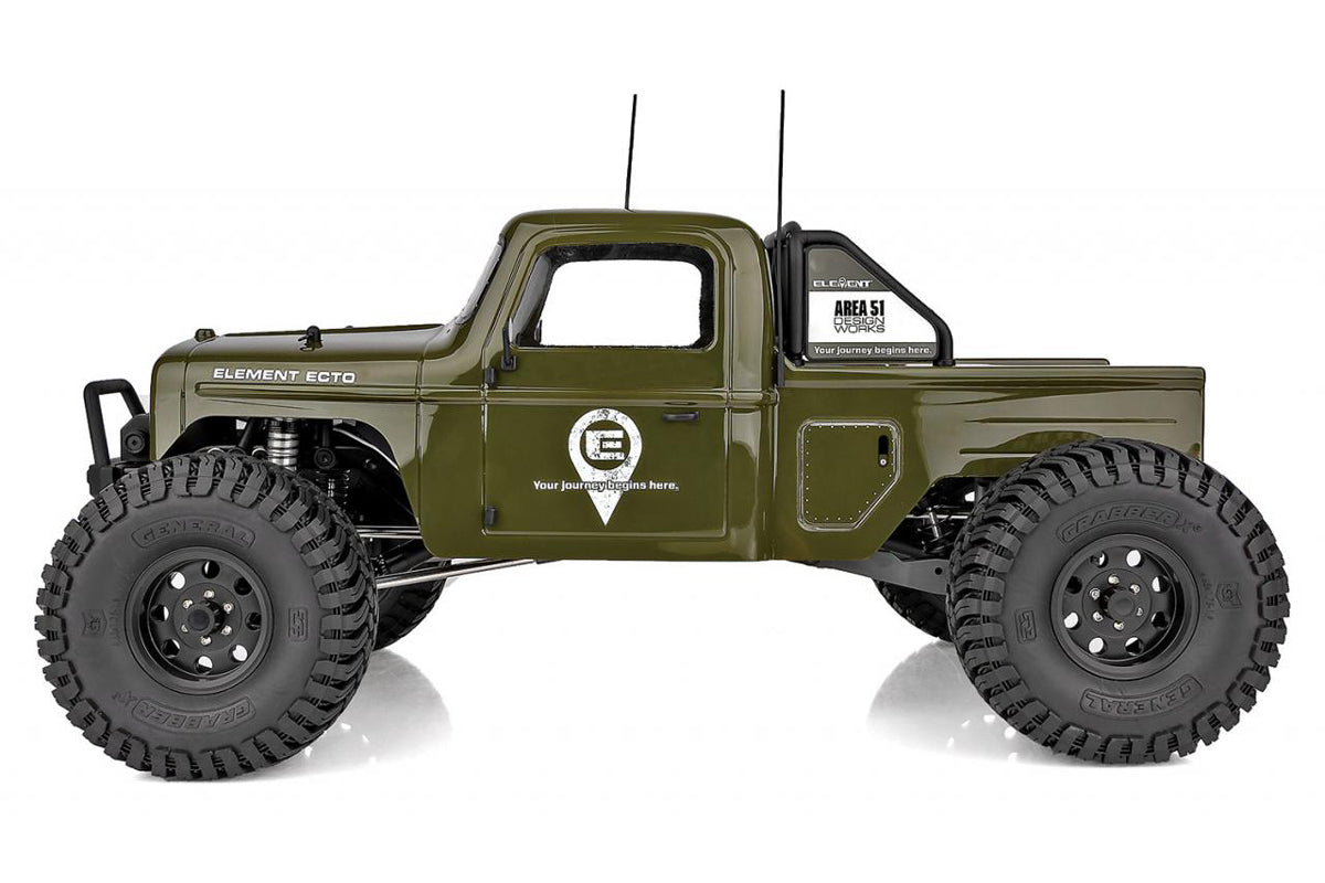 Euduro Ecto 1/10 Trail Truck, RTR, Green