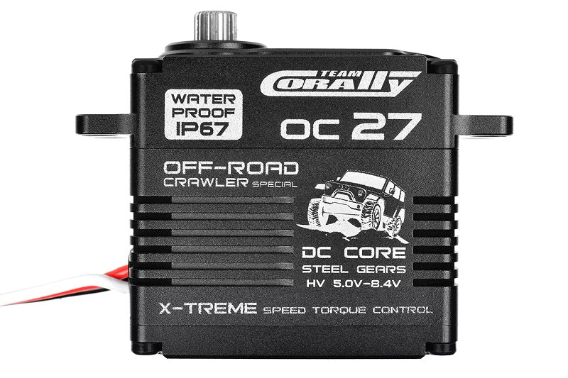 OC-27 HV Digital Servo, 5-8.4V IP-67, Core DC Motor, Steel