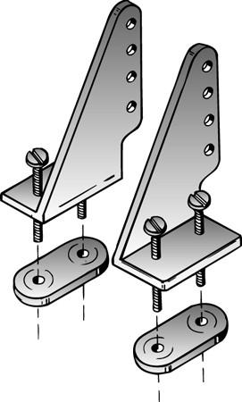 Nylon Control Horns Left & Right