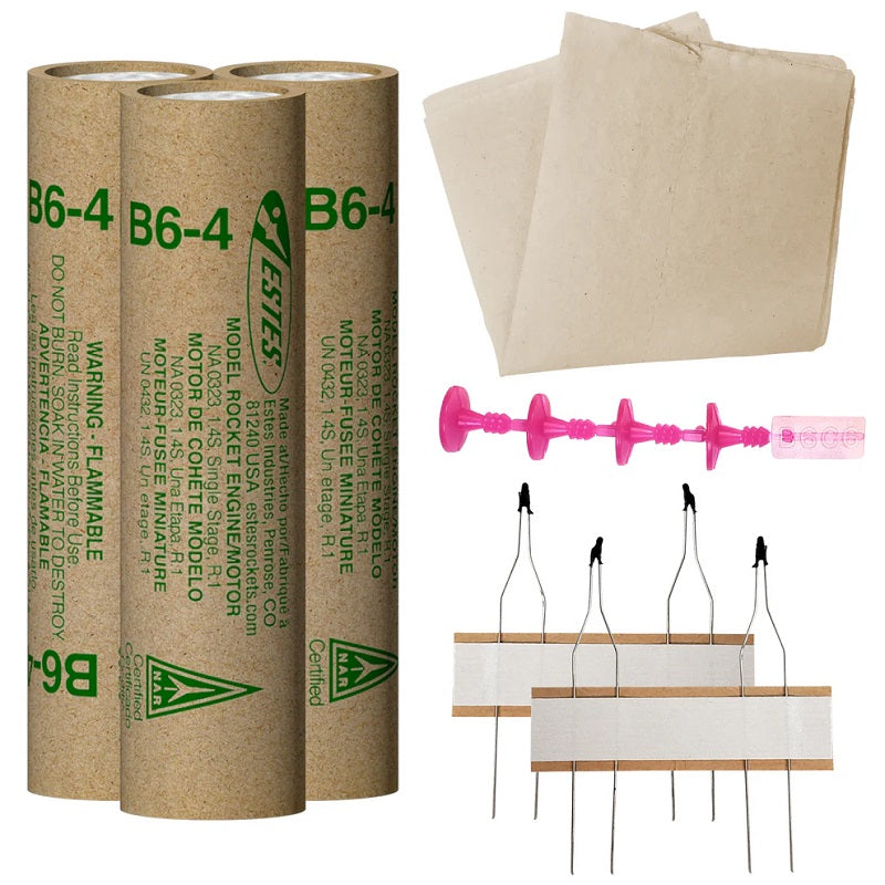 B6-4 Model Rocket Engine FP (Flight Pack)