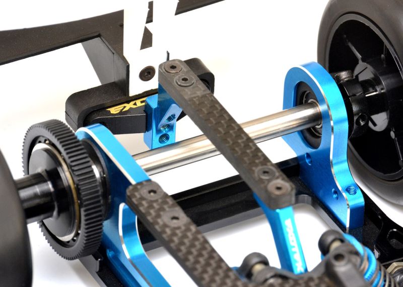 F1Ultra Titanium Rear Axle, Lightweight Ball Diff Axle