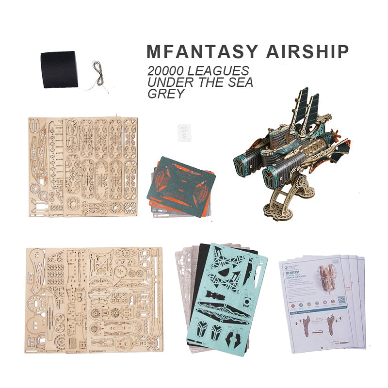 20,000 Leagues - MFantasy Airship - Grey