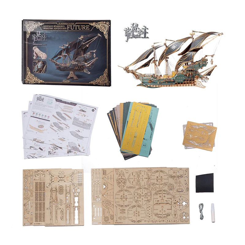 Future Sailing Ship - Green