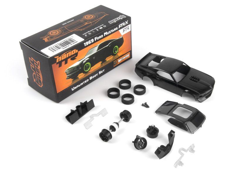 nano-TTR 1969 Ford Mustang RTR-X Unpainted Body Set