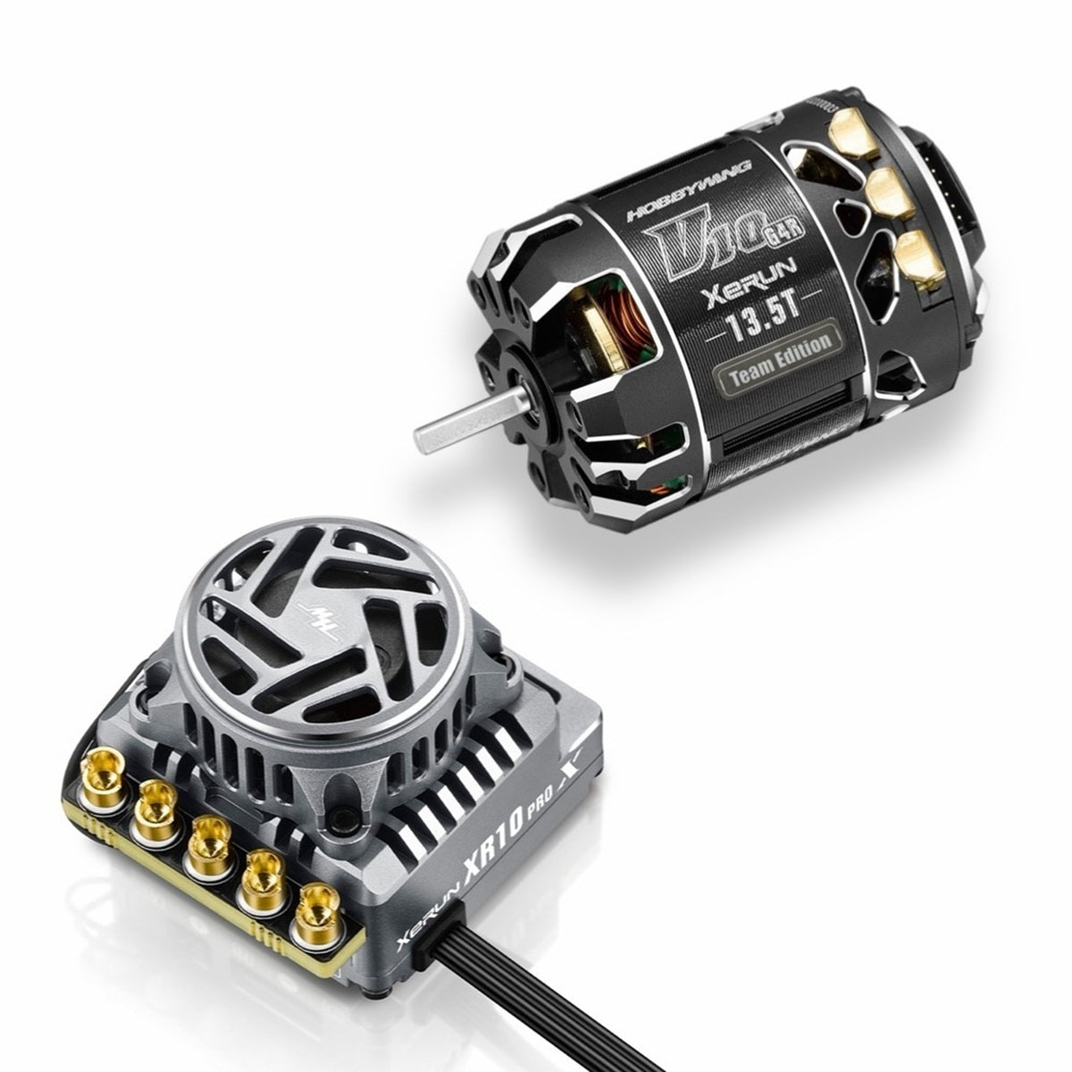 XR10 Pro G3X & V10 G4R 13.5T Team Edition Motor Combo