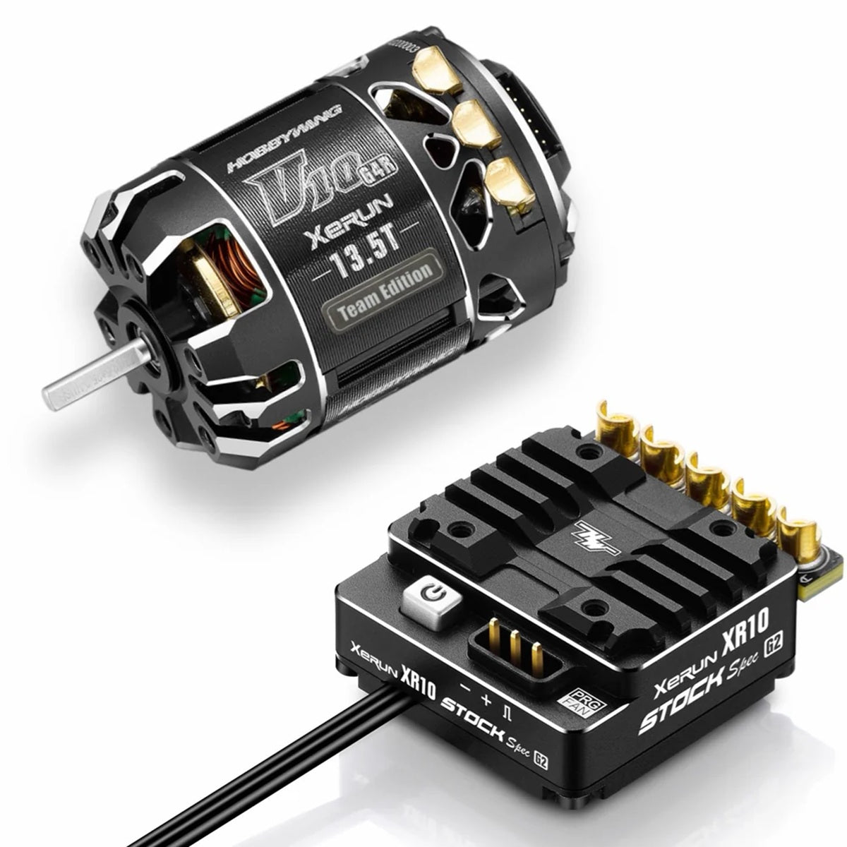 Xerun Combo XR10 Stock 2S G2 ESC & V10 G4R 13.5TE Motor