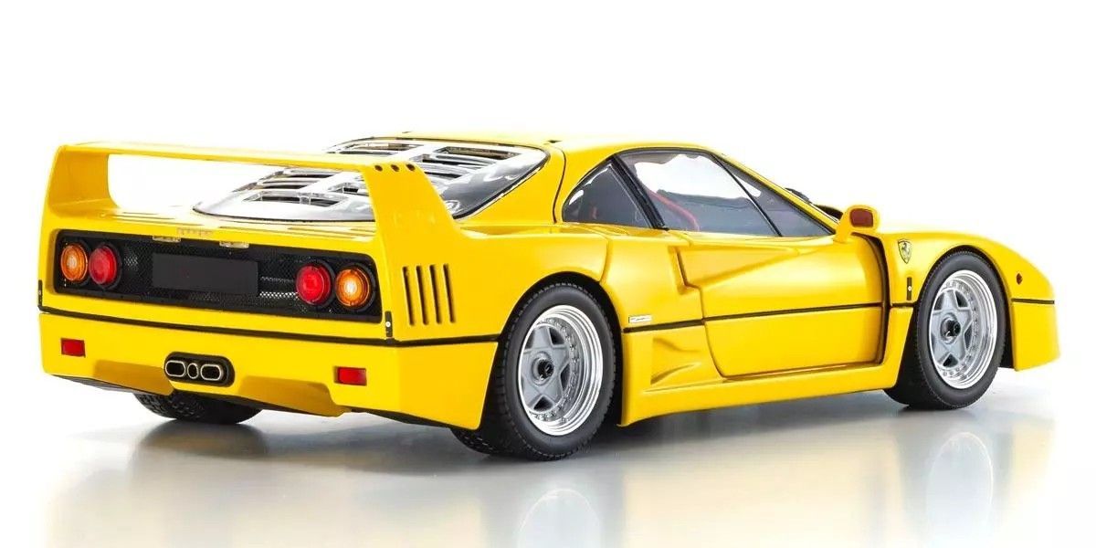 1/18 FERRARI F40 (YELLOW) Diecast Model