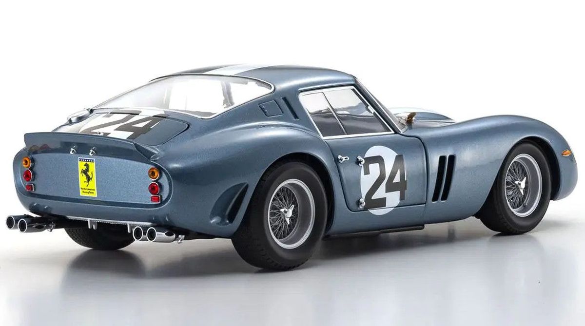 1/18 FERRARI 250GTO 1962 SEBRING #24 (BLUE) Diecast
