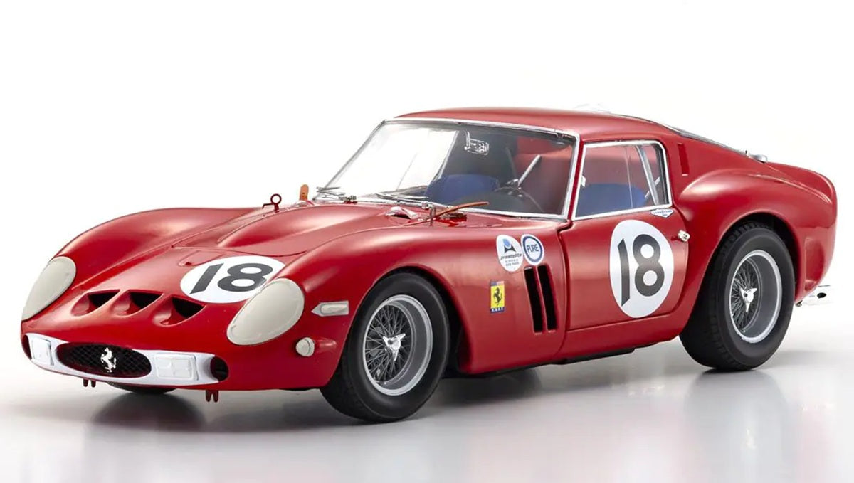 1/18 FERRARI 250GT0 1963 DAYTONA 3H #18 (RED)