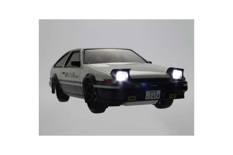 First Mini-Z Initial D TOYOTA SPRINTER TRUENO AE86 WH/BK