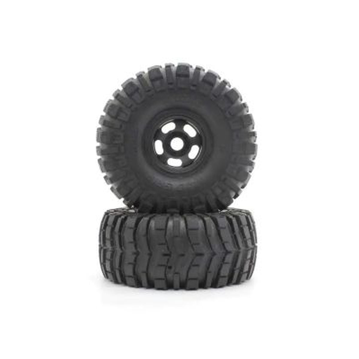Glued Tire & Wheel Set (Black/MAD CRUSHER/2pcs)