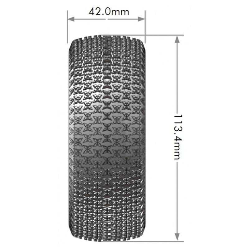 B-Maglev 1/8 Buggy Soft Front/ Rear, 17mm Hex, Mounted