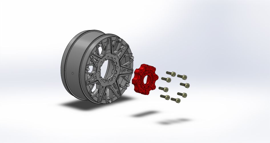 MFT B-Rocket Soft 1/8 Buggy, 17mm Hex, 0" & 1/2" Offset,