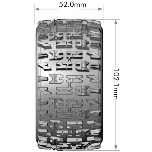 ST-Pioneer Soft Mounted Tires, 0" & 1/2" Offset, Removable