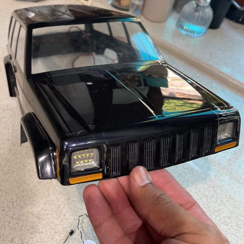 19mm Rectangular Headlight Buckets