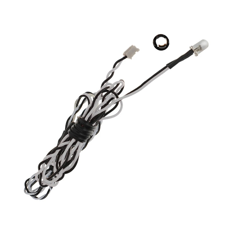 Extended Length 5mm White 5mm LED, 43" Wire Length