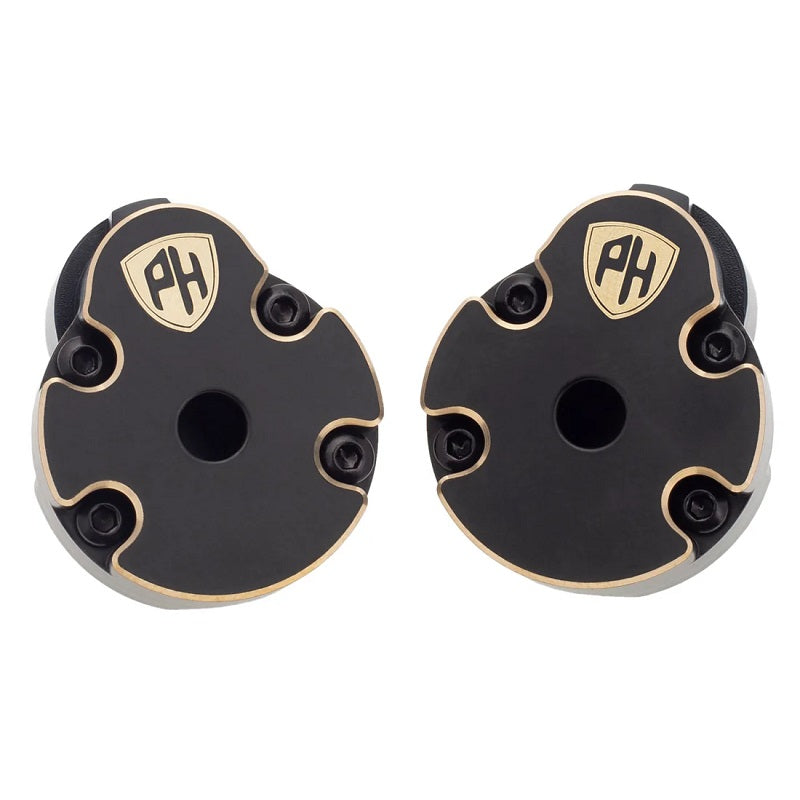Aluminum Rear Outer Portal Housing + Brass Counterweight