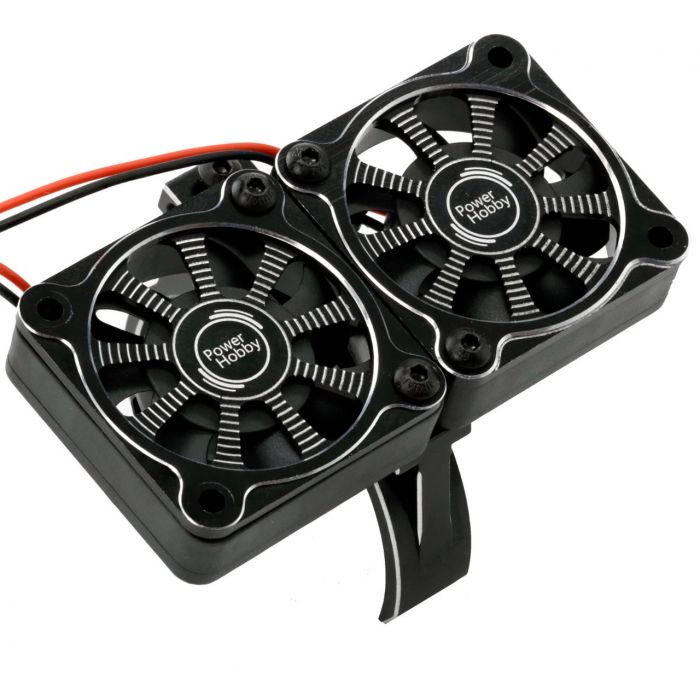 1/8 Aluminum Heatsink 40mm Dual High Speed Cooling Fans
