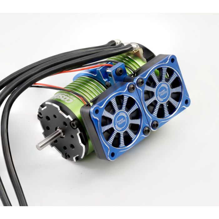 1/8 Aluminum Heatsink 40mm Dual High Speed Cooling Fans