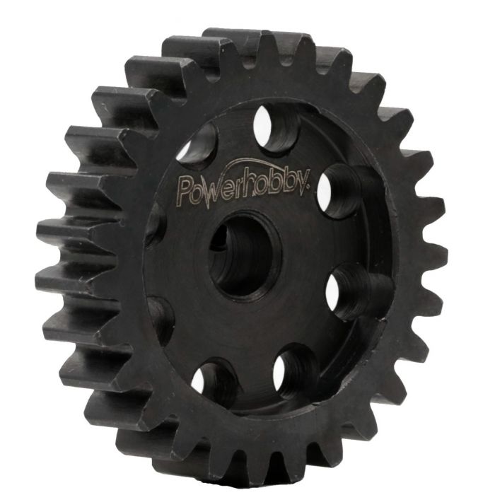 Hardened Steel 27T Mod1 5mm Pinion Gear with 2 Grub Screws