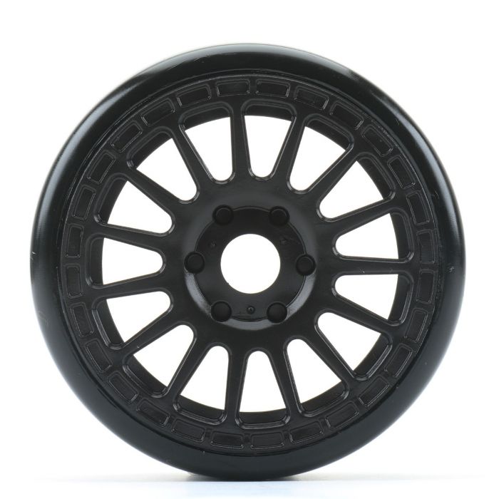 1/8 GT Slick Belted Pre-Mounted Tires 17mm Hard