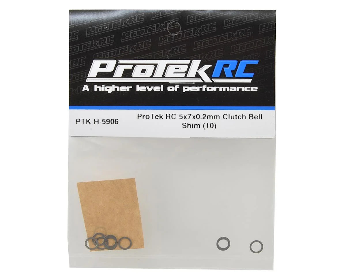ProTek RC 5x7mm Clutch Bell Shim (10) (0.2mm)