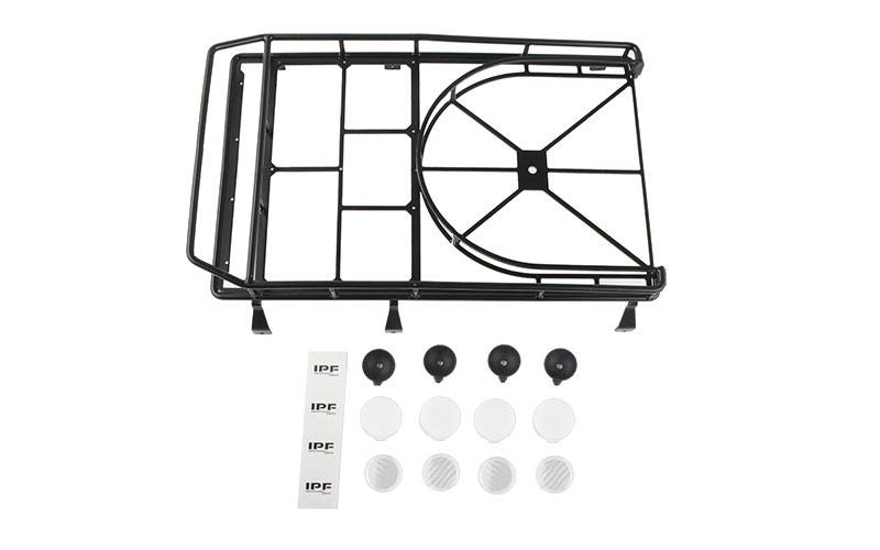 Roof Rack w/Tire Mount and IPF Lights, for Gelande II D90