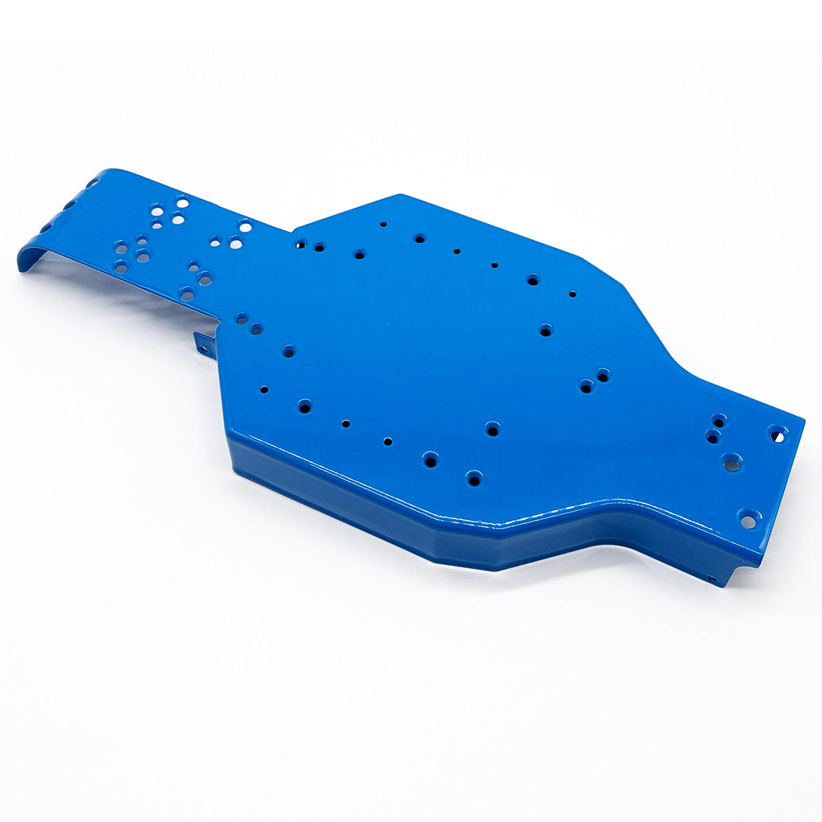Authentic RC10 Chassis - Powdercoated in Retro Blue
