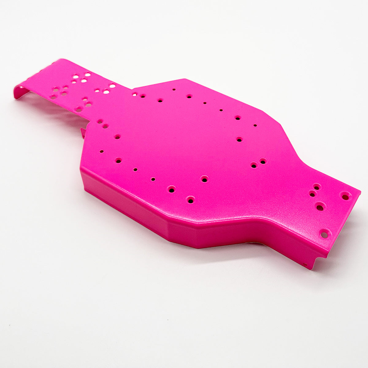 Authentic RC10 Chassis - Powdercoated in Retro Pink