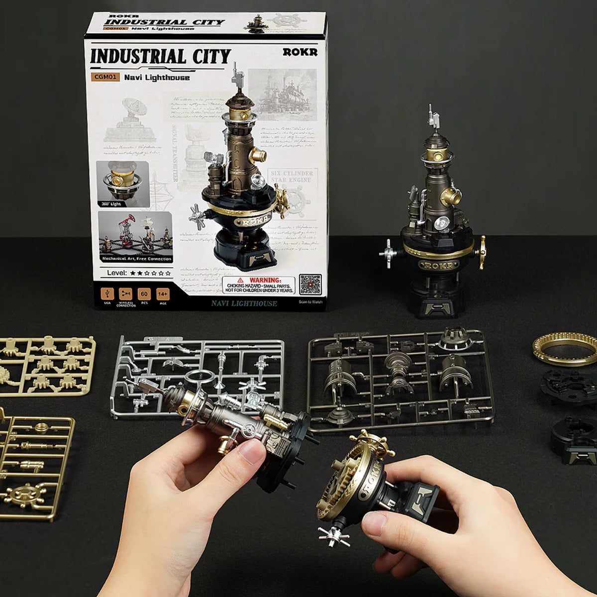 Navi Lighthouse Mechanical 3D Puzzle