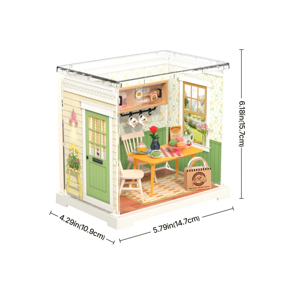 Floral Dinig Room, DIY Miniature House