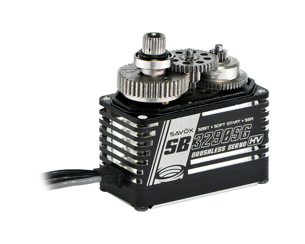 High Torque, High Voltage Brushless Servo, Black