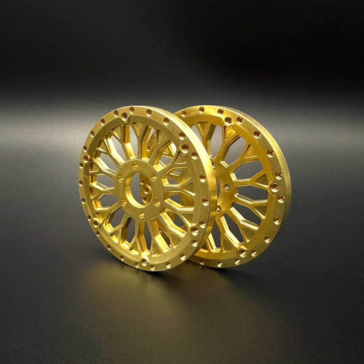 Brass 2.2 "Shield" Wheel Face (2)