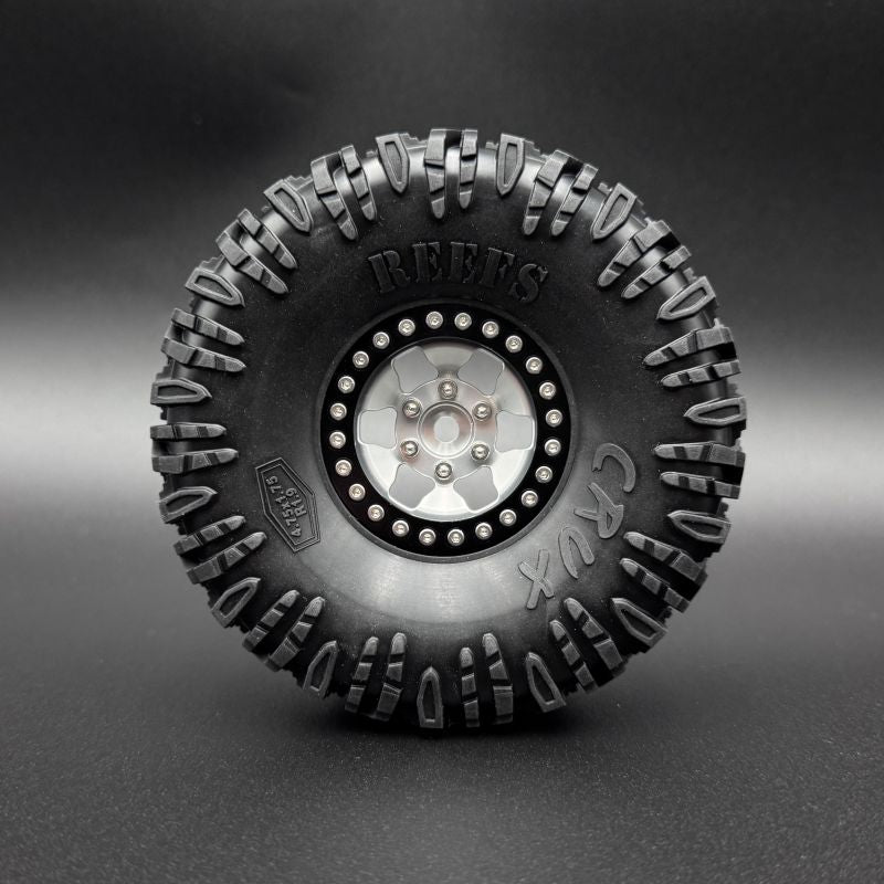 1.9 "Granite" Aluminum Beadlock Wheels w/Reef Hubs