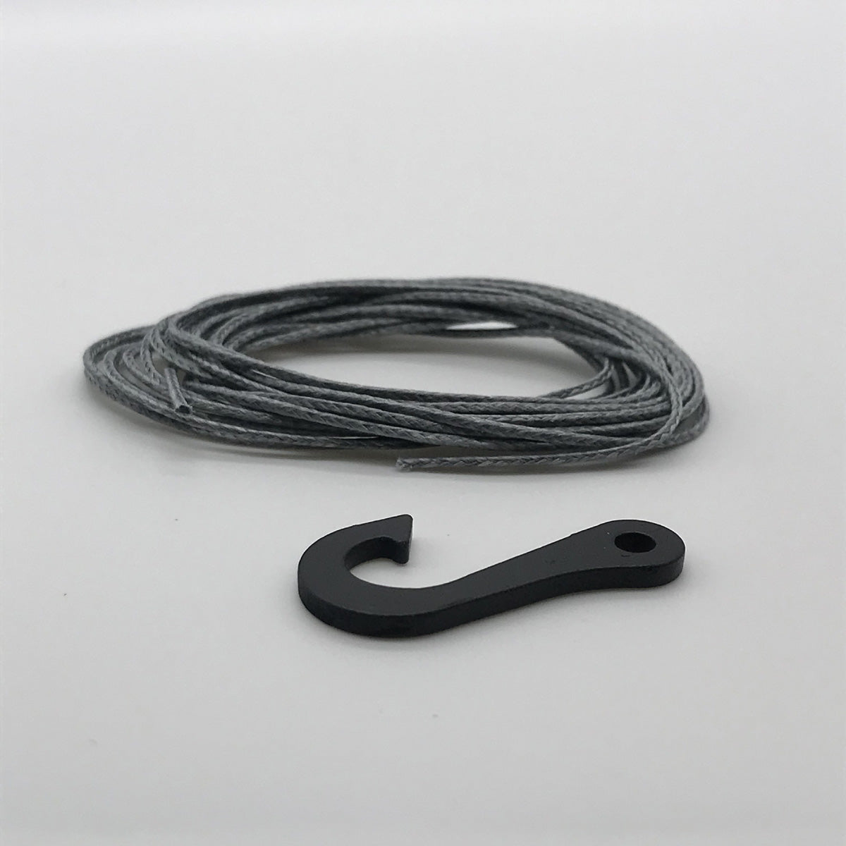 Synthetic Winch Line w/ Steel Hook