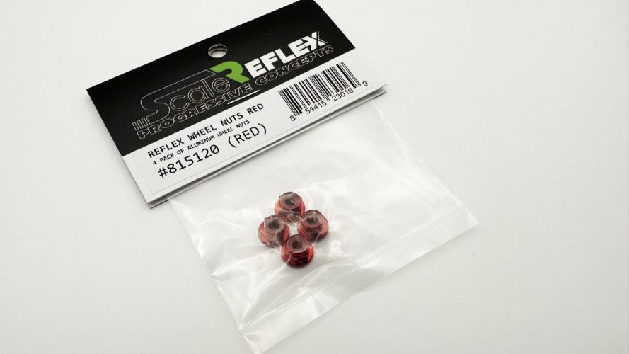 Wheel Nuts Red 4 Pack