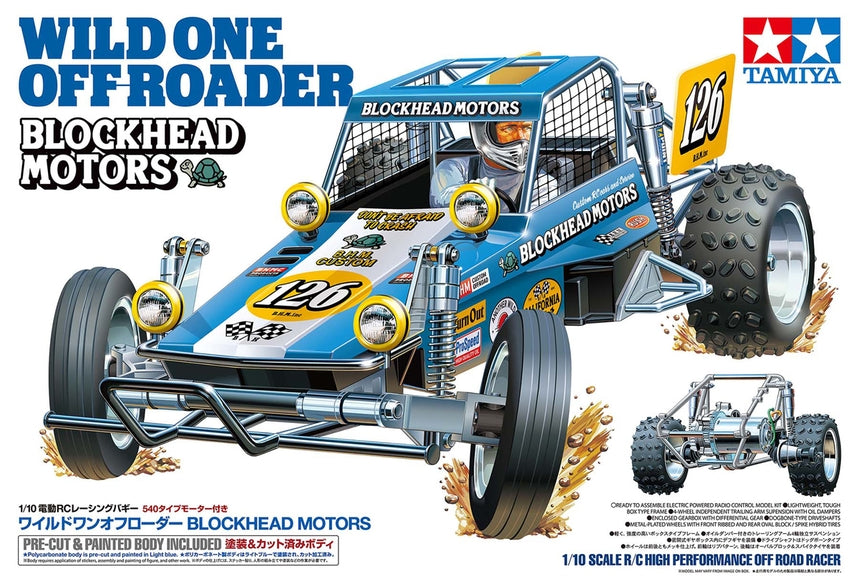 1/10 RC Wild One Off-Roader Buggy Blockhead Motors Kit