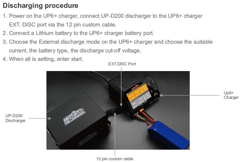 D200 15A/200W Discharger (use with UPTUP7 or UPTUP8)