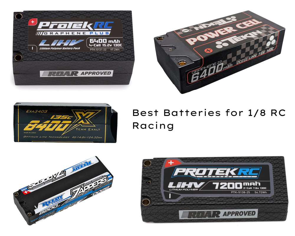 What Battery Do I Need for 1/8 Scale RC Racing?