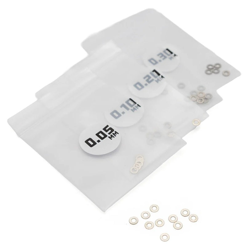 MicroTune Shims - 2mm ID x 0.05, 0.10, 0.20, 0.30 - 10pcs