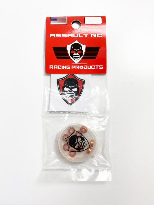 Assault RC Revolver M3x3mm Ball Stud Washer Set (Orange) (10)