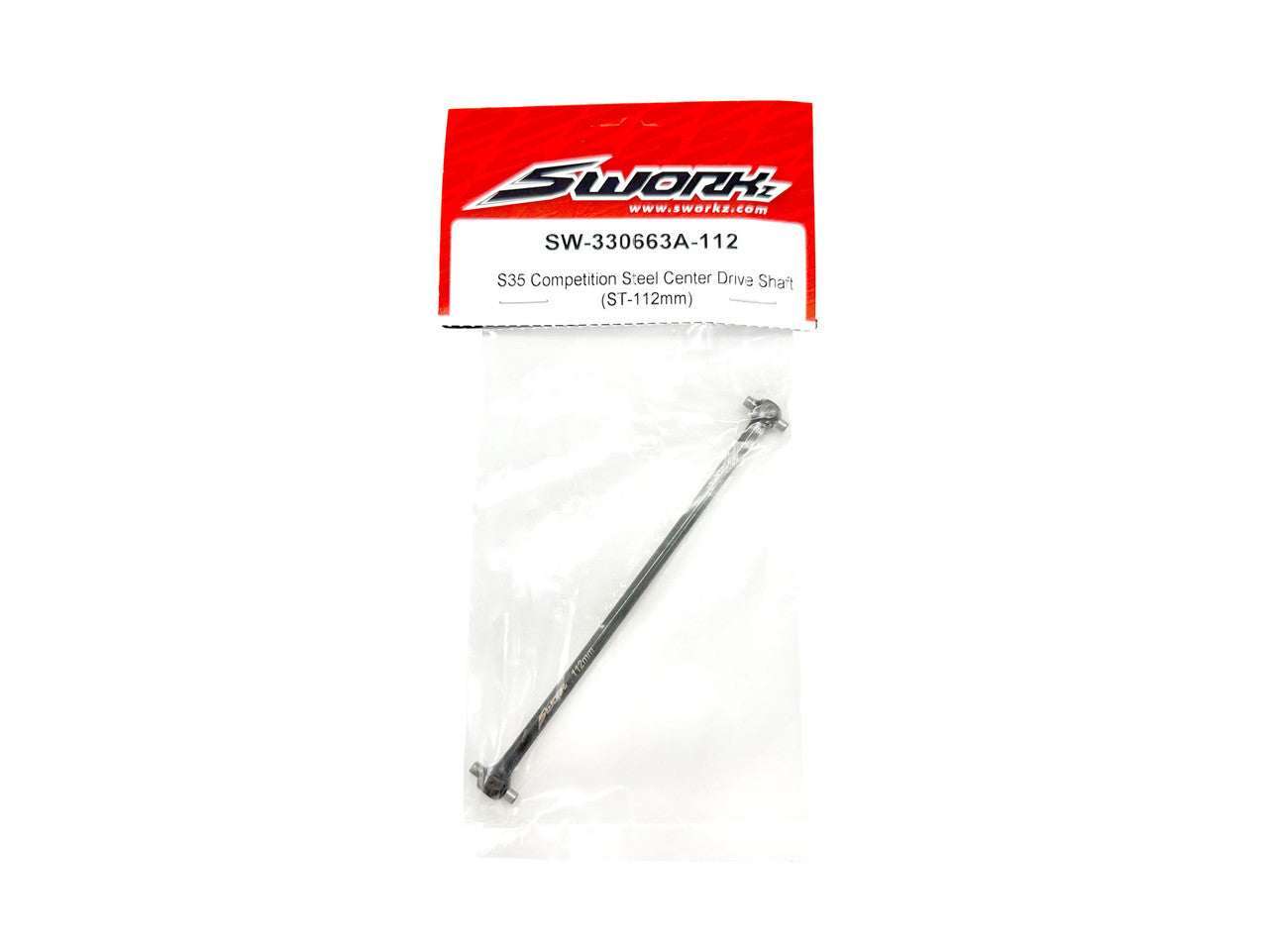 SWORKz Competition Steel Center Drive Shaft (ST-112mm)