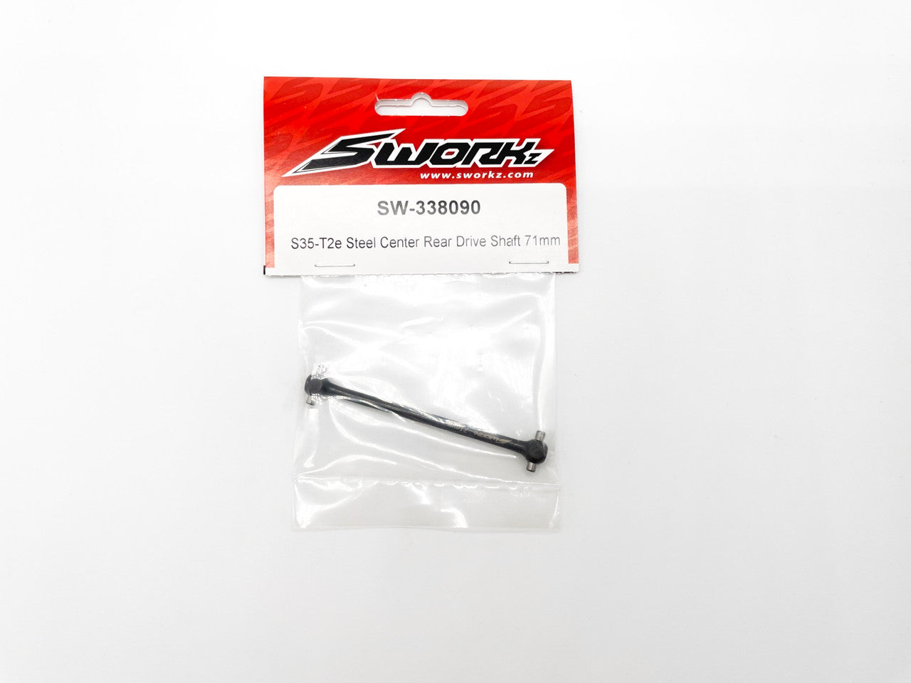 SWORKz S35-T2e Steel Center Rear Drive Shaft )(71mm) 