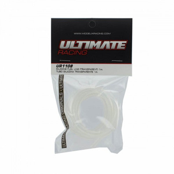 Ultimate Racing Silicone Fuel Line (Transparent) (1m)