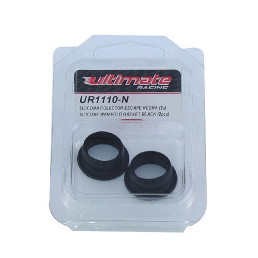 Ultimate Racing Silicone Manifold Gaskets (Black) (2pcs)