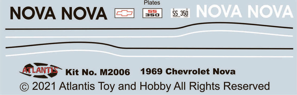 1/32 1969 Chevy Nova SS Route 32 Plastic Model Kit